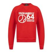Bedrukte sweatshirt Dsquared2 , Red , Heren