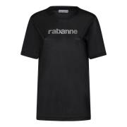 T-Shirts Paco Rabanne , Black , Dames