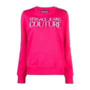 Sweatshirts Versace Jeans Couture , Pink , Dames