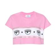T-Shirts Chiara Ferragni Collection , Pink , Dames