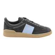 Blauwe Suède Lage Sneakers Grijs Valentino Garavani , Gray , Heren