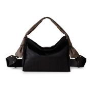 Shoulder Bags Borbonese , Black , Dames