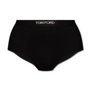 Katoenen hoog getailleerde slips Tom Ford , Black , Dames