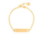 Armband met logo Palm Angels , Yellow , Dames