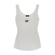 Mouwloze Top Elisabetta Franchi , White , Dames