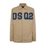 Light Jackets Dsquared2 , Beige , Heren