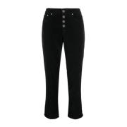 999 Nero `Koons Bot Gioie` Skinny Jeans Dondup , Black , Dames