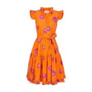 Short and Sassy Dress La DoubleJ , Orange , Dames