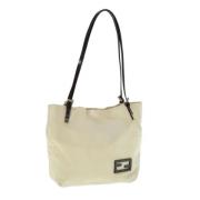 Pre-owned Canvas shoulder-bags Fendi Vintage , Beige , Dames