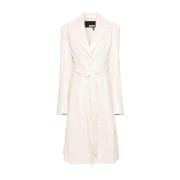Belted Coats Rotate Birger Christensen , White , Dames