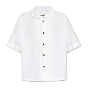 Ruimvallend shirt Jil Sander , White , Heren
