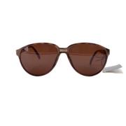 Pre-owned Plastic sunglasses Dior Vintage , Brown , Dames