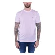 Heavenly Pink Logo T-Shirt Ss24 C.p. Company , Pink , Heren