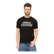 T-Shirts Armani Exchange , Black , Heren