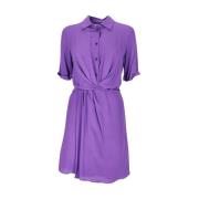 Shirt Dresses Patrizia Pepe , Purple , Dames
