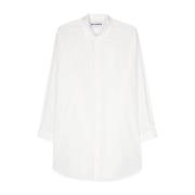 Witte Katoenen Oversized Shirt Sunnei , White , Dames