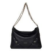 Zwarte Voyou Chain Schoudertas Givenchy , Black , Dames