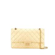 Pre-owned Leather chanel-bags Chanel Vintage , Yellow , Dames