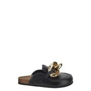 Leren Chain Loafer Schoenen JW Anderson , Black , Dames