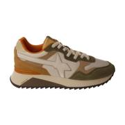 Heren wit-groene sportschoenen W6Yz , Multicolor , Heren