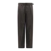 Straight Trousers Lemaire , Brown , Heren