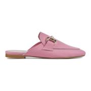 Roze Leren Muiltjes voor Dames Lina Locchi , Pink , Dames