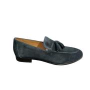 Blauwe platte schoenen Antica Cuoieria , Blue , Heren