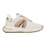 Witte Nude Chunky Sneakers Alexander Smith , Multicolor , Dames