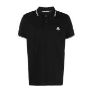 Polo Shirts Moncler , Black , Heren