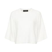 Round-neck Knitwear Fabiana Filippi , White , Dames