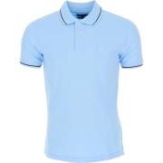 Lichtblauwe T-shirts en Polos Emporio Armani , Blue , Heren