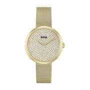 Watches Hugo Boss , Yellow , Dames