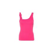 Sleeveless Tops Versace Jeans Couture , Pink , Dames