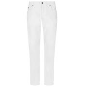 Straight Trousers Dolce & Gabbana , White , Heren