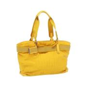 Pre-owned Nylon fendi-bags Fendi Vintage , Yellow , Dames