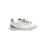 Witte parel reflecterende sneakers RUN OF , Multicolor , Dames