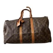 Pre-owned Canvas louis-vuitton-bags Louis Vuitton Vintage , Brown , Da...