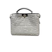 Pre-owned Leather handbags Fendi Vintage , White , Dames