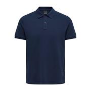 Polo Shirts Only & Sons , Blue , Heren