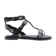 Platte sandalen voor vrouwen Bronx , Black , Dames