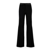 Ursula Flared Broek Doris S , Black , Dames