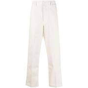 Straight Trousers Lemaire , White , Heren