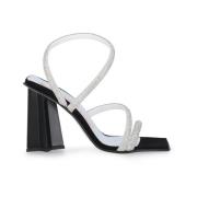 High Heel Sandals Chiara Ferragni Collection , Black , Dames