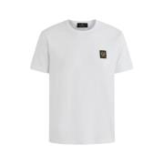 Inktkleurig zacht katoenen T-shirt Belstaff , White , Heren