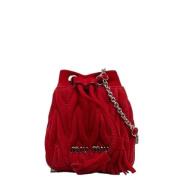 Pre-owned Suede shoulder-bags Miu Miu Pre-owned , Red , Dames