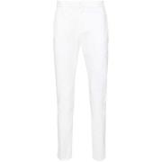 Slim-fit Trousers Dondup , White , Heren