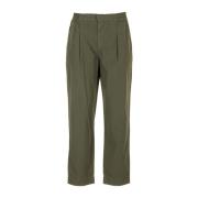 Cropped Trousers Alpha Studio , Green , Dames