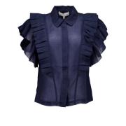 Must tops donkerblauw Munthe , Blue , Dames