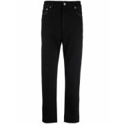 Happy ONE Straight Leg Jeans voor Mannen Golden Goose , Black , Heren