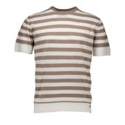 Round ss t-shirts bruin Gentiluomo , Brown , Heren